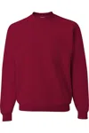 Jerzees Nublend Crewneck Sweatshirt In Red