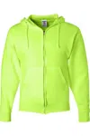 Jerzees Nublend Full-zip Hooded Sweatshirt In Multi