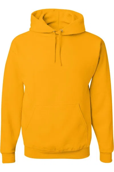 Jerzees Nublend Hooded Sweatshirt In Gold