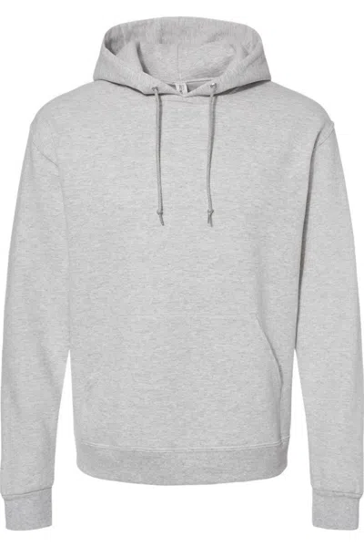 Jerzees Nublend Hooded Sweatshirt In Grey