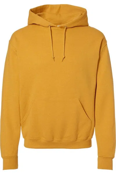 Jerzees Nublend Hooded Sweatshirt In Orange