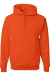 Jerzees Nublend Hooded Sweatshirt In Orange