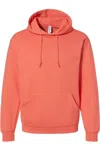 Jerzees Nublend Hooded Sweatshirt In Pink