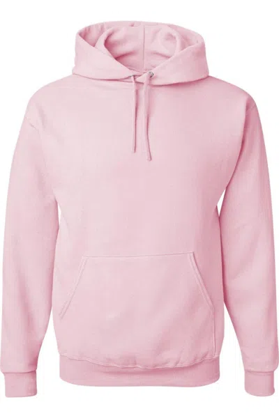 Jerzees Nublend Hooded Sweatshirt In Pink