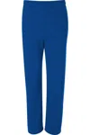 Jerzees Nublend Open Bottom Sweatpants With Pockets In Blue