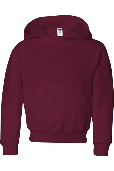 Jerzees Kids' Nublend Youth Hooded Sweatshirt In Purple