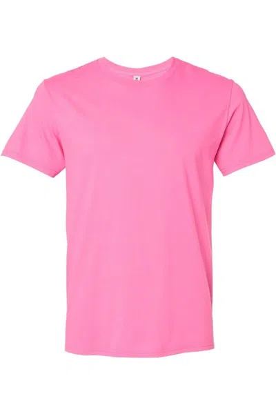 Jerzees Premium Cotton T-shirt In Pink