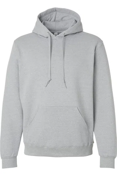 Jerzees Premium Eco Blend Ringspun Hooded Sweatshirt In White