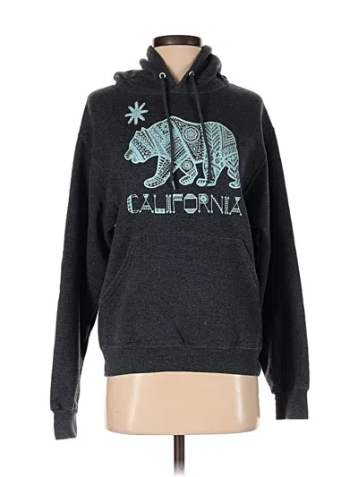 Pre-owned Jerzees Pullover Hoodie In Black