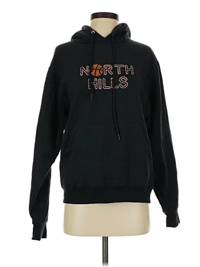 Pre-owned Jerzees Pullover Hoodie In Black