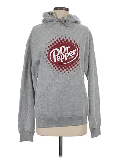 Pre-owned Jerzees Pullover Hoodie In Gray