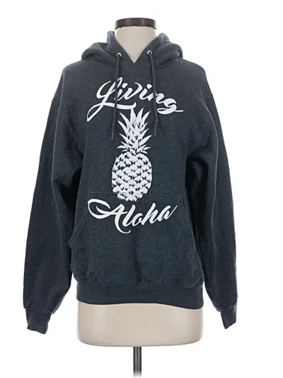 Pre-owned Jerzees Pullover Hoodie In Gray