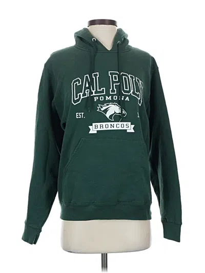 Pre-owned Jerzees Pullover Hoodie In Green