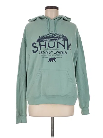 Pre-owned Jerzees Pullover Hoodie In Green