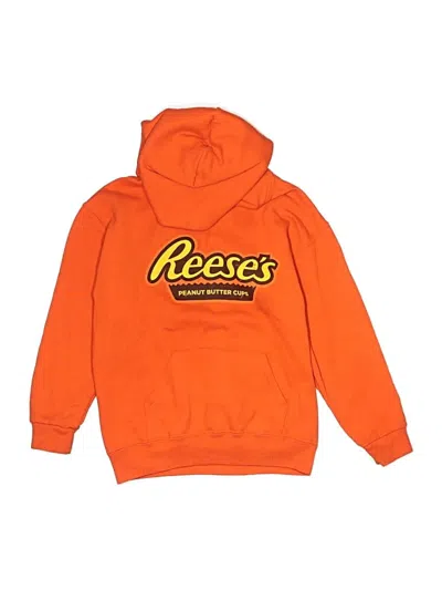 Pre-owned Jerzees Kids' Pullover Hoodie In Orange