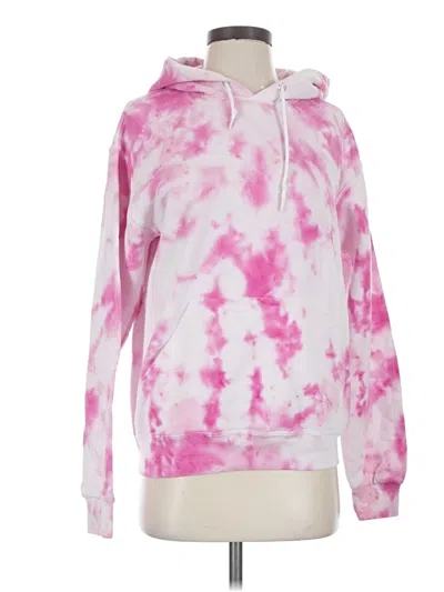 Pre-owned Jerzees Pullover Hoodie In Pink