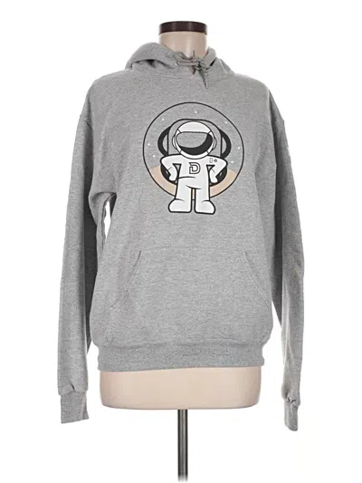 Pre-owned Jerzees Pullover Hoodie In Silver