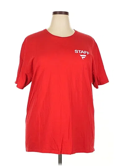 Pre-owned Jerzees Short Sleeve T-shirt In Red