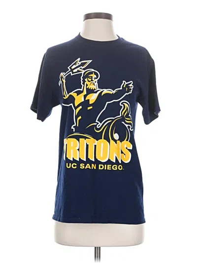 Pre-owned Jerzees Short Sleeve T-shirt In Blue