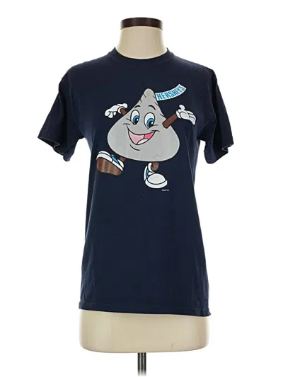 Pre-owned Jerzees Short Sleeve T-shirt In Blue