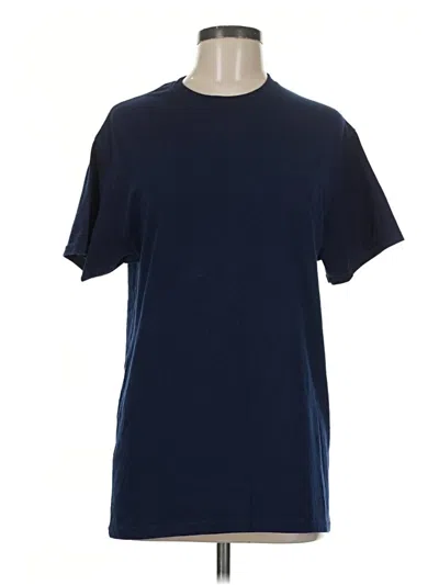 Pre-owned Jerzees Short Sleeve T-shirt In Blue