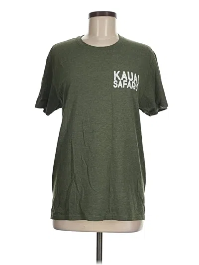 Pre-owned Jerzees Short Sleeve T-shirt In Green