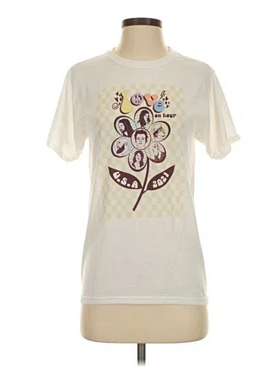 Pre-owned Jerzees Short Sleeve T-shirt In Ivory