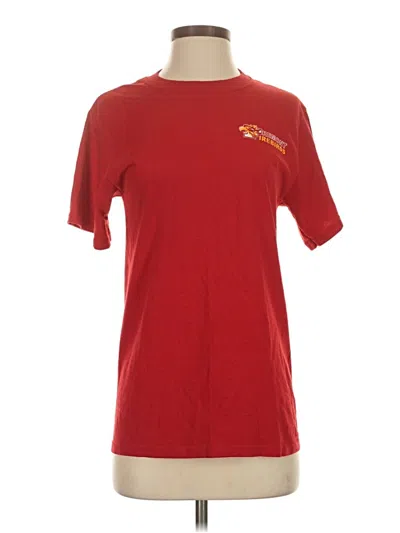 Pre-owned Jerzees Short Sleeve T-shirt In Red