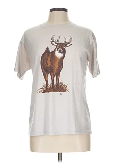 Pre-owned Jerzees Short Sleeve T-shirt In Silver