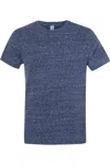 Jerzees Snow Heather Jersey Crew T-shirt In Blue
