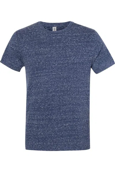 Jerzees Snow Heather Jersey Crew T-shirt In Blue