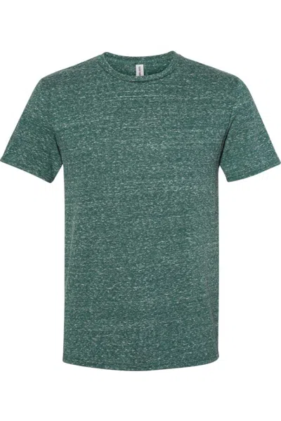 Jerzees Snow Heather Jersey Crew T-shirt In Green