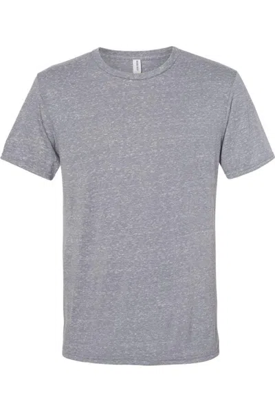 Jerzees Snow Heather Jersey Crew T-shirt In Gray