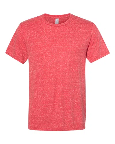 Jerzees Snow Heather Jersey T-shirt In Red