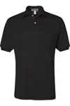 Jerzees Spotshield 50/50 Polo In Black