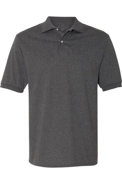 Jerzees Spotshield 50/50 Polo In Black