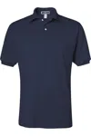 Jerzees Spotshield 50/50 Polo With Pocket In Blue