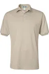 Jerzees Spotshield 50/50 Polo In Gray