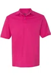 Jerzees Spotshield 50/50 Polo In Pink