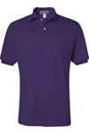 Jerzees Spotshield 50/50 Polo In Purple