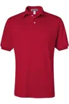 Jerzees Spotshield 50/50 Polo In Red