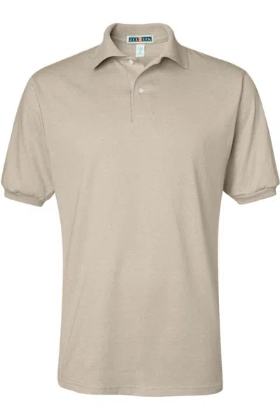 Jerzees Spotshield 50/50 Polo In Silver
