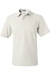 Jerzees Spotshield 50/50 Polo With Pocket In Neutral