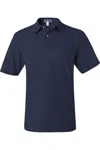 Jerzees Spotshield 50/50 Polo With Pocket In Multi