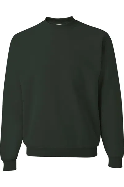 Jerzees Super Sweats Nublend Crewneck Sweatshirt In Green