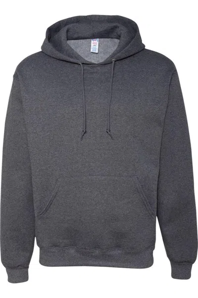 Jerzees Super Sweats Nublend Hooded Sweatshirt In Gray