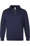 Jerzees Super Sweats Nublend Quarter-zip Cadet Collar Sweatshirt In Multi
