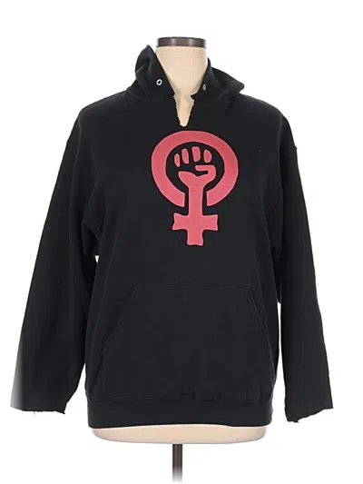 Pre-owned Jerzees Sweatshirt In Black