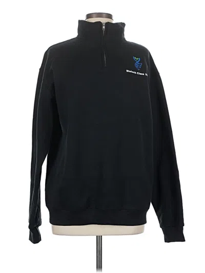 Pre-owned Jerzees Sweatshirt In Black
