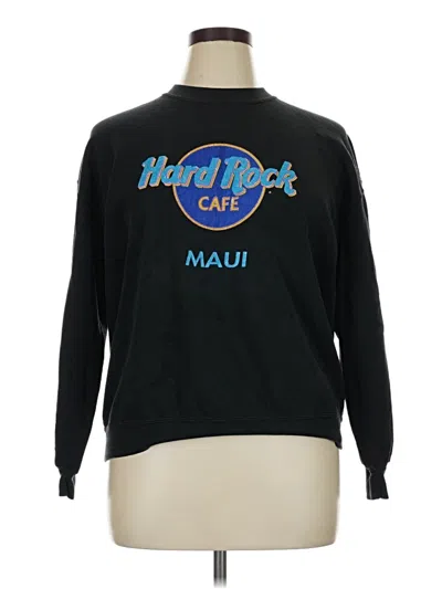 Pre-owned Jerzees Sweatshirt In Black